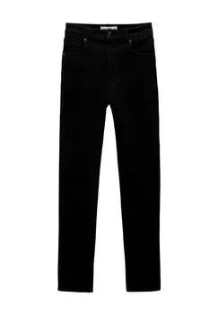 Джинсы скинни HIGH WAIST PULL&BEAR, черный