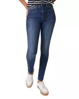 Джинсы скинни HOBBS LONDON Gia Sculpting в цвете Mid Wash, синий