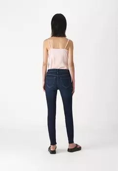 Джинсы скинни Hollister Co., темно-синий деним