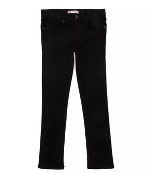 Джинсы скинни из эластичного денима Levi's Big Girls 7–16 711, черный