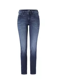 Джинсы скинни из эластичного денима LUCY PADDOCK'S, цвет Blue Dark Stone