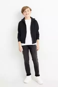 Джинсы скинни из денима для бега C&A, серый