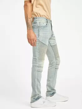 Джинсы скинни Izzy Moto Guess Factory, цвет Light Wash With Tint