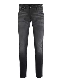 Джинсы скинни JACK & JONES GLENN FOX, черный деним