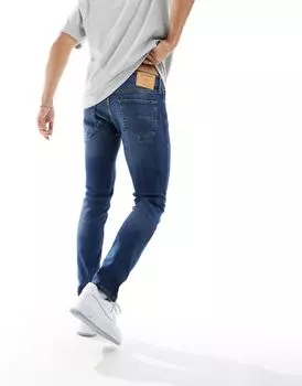 Джинсы-скинни Jack & Jones Intelligence Liam в цвете Mid Blue