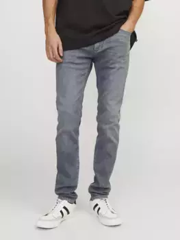 Джинсы скинни Jack & Jones "JJILIAM JJEVAN JJ 594 SN", серый