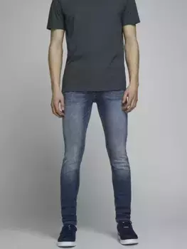 Джинсы скинни Jack & Jones "JJILIAM JJORIGINAL AM 005 NOOS", синий
