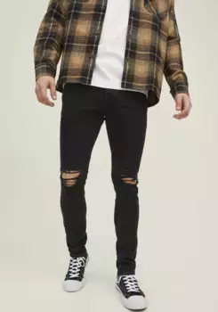 Джинсы скинни Jack & Jones "JJILIAM JJORIGINAL GE 314", черный