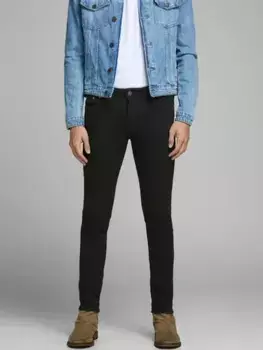 Джинсы скинни Jack & Jones "JJILIAM JJORIGINAL GE 314", цвет Black Den