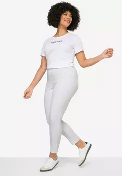 Джинсы скинни JEGGINGS JULE WITH ELASTIC WAIST Angel of Style, белый