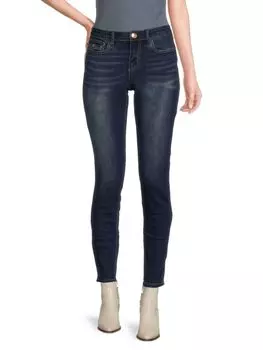 Джинсы скинни Jennie со средней посадкой True Religion, цвет Dark Glacier