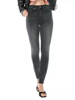 Джинсы Скинни Juicy Couture Melrose с высокой посадкой, темно - серый