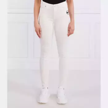 Джинсы скинни Karl Lagerfeld, бежевый