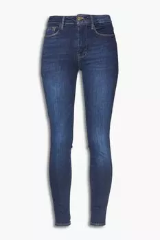 Джинсы скинни Le One со средней посадкой FRAME, синий