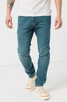 Джинсы-Скинни Leon с потертым эффектом Selected Homme, синий