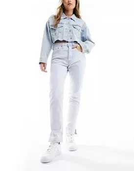 Джинсы скинни Levi's 501 выцветшего синего цвета