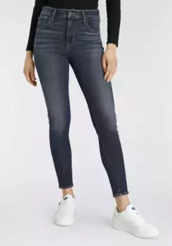 Джинсы скинни Levi's "720 High Rise", цвет Dark Indigo Worn In