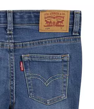 Джинсы скинни Levi's Little Boys 2T-7X 510 на каждый день, синий