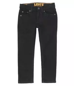 Джинсы скинни Levi's Little Boys 2T-7X 510 на каждый день, черный