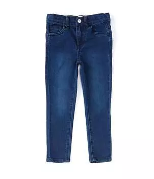 Джинсы скинни Levi's Little Girls 2T-6X 720 с высокой посадкой, синий