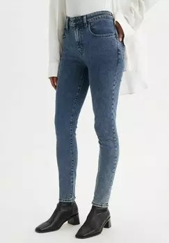 Джинсы скинни Levi's, синий деним