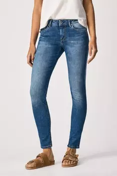 Джинсы скинни London Soho Pepe Jeans, синий