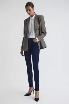 Джинсы скинни Lux со средней посадкой Reiss, синий