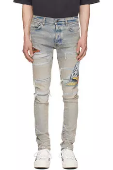 Джинсы скинни Ma Cement Thrasher Amiri, индиго