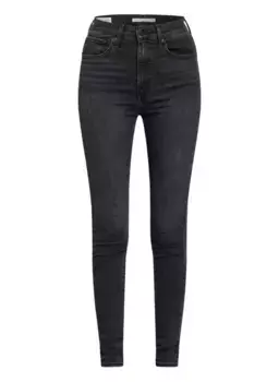 Джинсы скинни mile high super skinny Levi's, черный