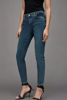 Джинсы скинни Miller Allsaints, синий