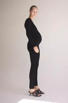Джинсы скинни Mom H&M, черный