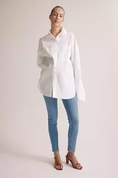 Джинсы скинни Mom H&M, синий