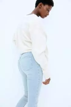 Джинсы скинни Mom H&M, синий
