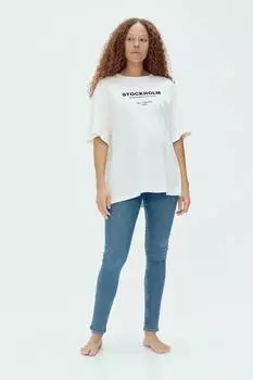 Джинсы скинни Mom H&M, синий