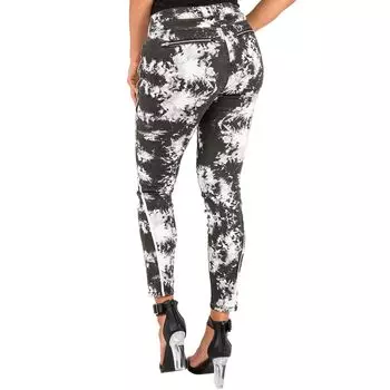 Джинсы скинни Mona Curvy Fit из денима со средней посадкой и принтом Poetic Justice