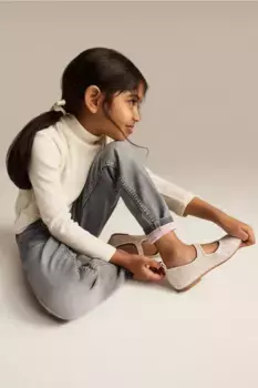 Джинсы скинни на подкладке H&M, серый