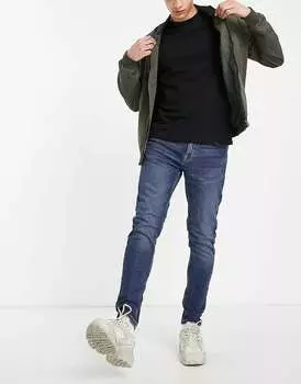 Джинсы скинни New Look темно-синего цвета