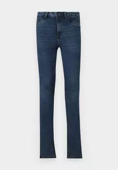 Джинсы скинни NMCALLIE Noisy May, темно-синие джинсы