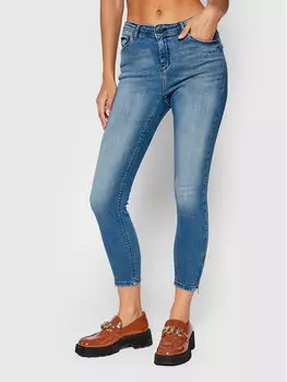 Джинсы скинни Noisy May, синий