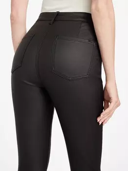 Джинсы скинни Novie со сверхвысокой посадкой Guess Factory, цвет Black Coated