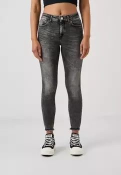 Джинсы скинни ONLBLUSH MID ANKLE ONLY Petite, цвет Dark Grey Denim