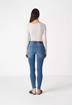 Джинсы скинни ONLBLUSH MID RISE ONLY, синие джинсы