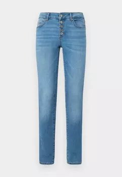 Джинсы скинни ONLHUSH MID BUTTON ONLY, светло-голубой деним