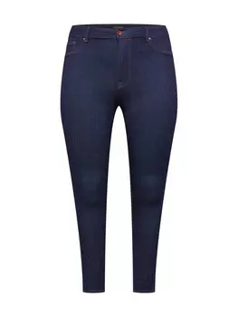 Джинсы скинни Only Carmakoma MILA, синий джинсовый