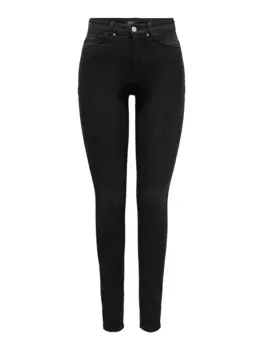 Джинсы скинни ONLY Skinny Jeans, черный деним