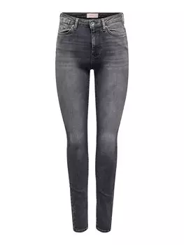 Джинсы скинни ONLY Skinny Jeans ONLForever, серый деним