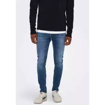 Джинсы скинни ONLY & SONS "Warp", синий