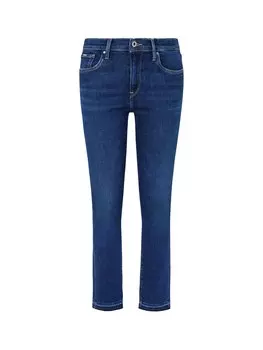 Джинсы скинни Pepe Jeans, синий джинсовый