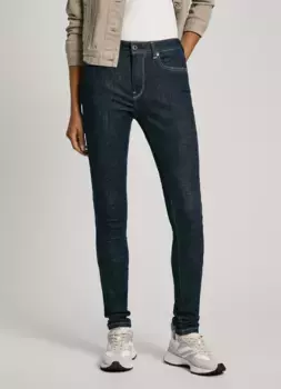Джинсы скинни Pepe Jeans "SKINNY JEANS MW", разные варианты стирки, цвет Rinse