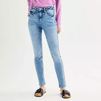 Джинсы скинни Petite Sonoma Goods For Life с высокой посадкой, цвет Light Wash